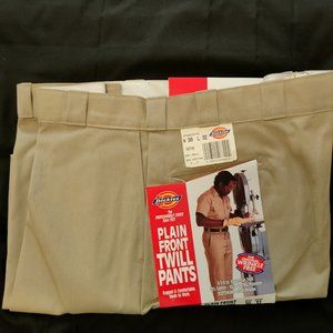 *NEW* 1991 Men's Dickies Twill Work Pants, Heavy Duty, Tan, S874A, 50W X 32L